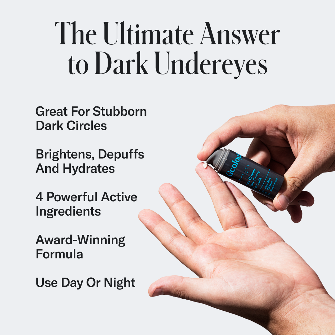 Person holding a product labeled 