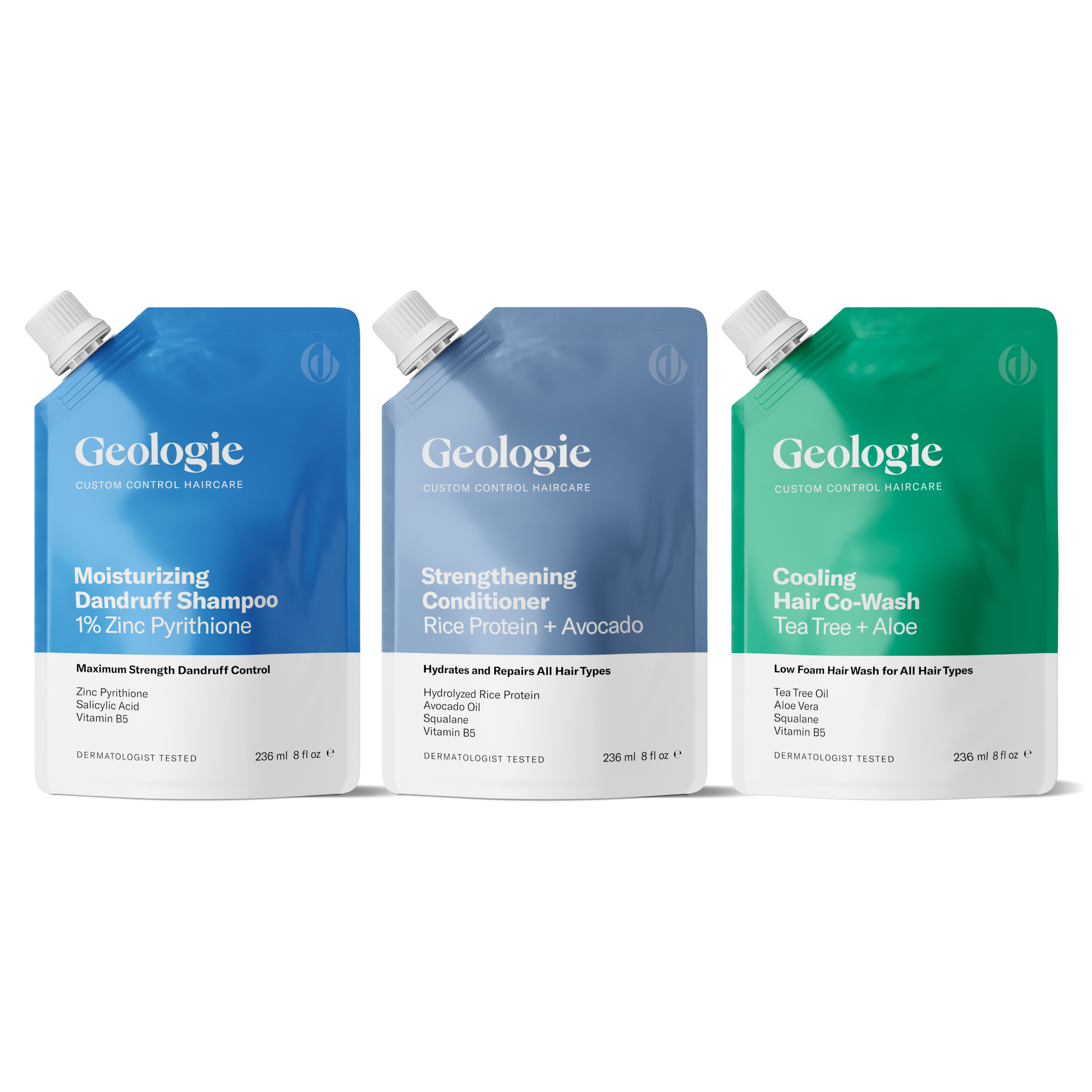 Geologie Anti-Dandruff Haircare Set | 3-Piece Set | Geologie