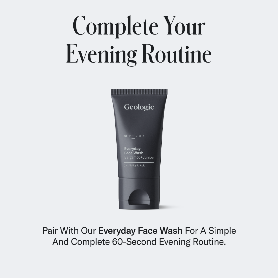 A tube of Geologie Retinol Night Cream with the text 